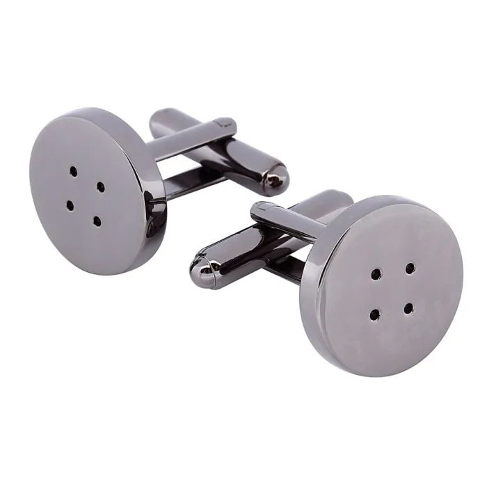 Round buttons - copper cufflinksCufflinks
