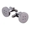 Round buttons - copper cufflinksCufflinks
