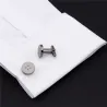 Round buttons - copper cufflinksCufflinks