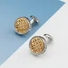 Elegant Vintage round cufflinksCufflinks