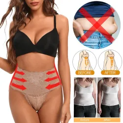 High waisted slimming panties - thongs typeLingerie