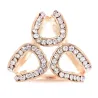 Crystal scarf clip - buckleBrooches