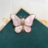 Shell butterfly with pearl - broochBrooches
