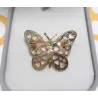Shell butterfly with pearl - broochBrooches