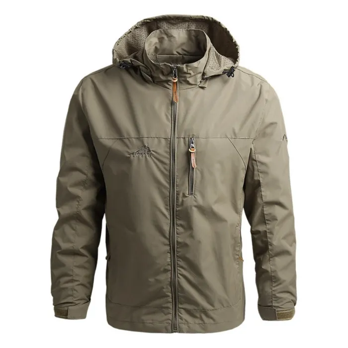 Hooded men's windbreaker - jacketJackets