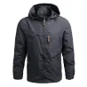 Hooded men's windbreaker - jacketJackets