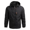 Hooded men's windbreaker - jacketJackets