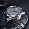 PAGANI DESIGN - mechanical watch - stainless steel - waterproof - nylon strap - blueWatches