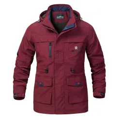 Military men's hooded jacket - windproof - waterproofJackets