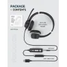 Mpow HC6 - USB wired headset - headphones with microphone - 3.5mmEar- & Headphones