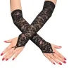 Sexy long lace gloves - fingerlessGloves