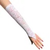 Sexy long lace gloves - fingerlessGloves
