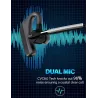 Bluetooth earphones - HD wireless headset - with CVC8.0 dual microphone - noise reductionEar- & Headphones