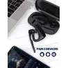 Bluetooth earphones - HD wireless headset - with CVC8.0 dual microphone - noise reductionEar- & Headphones