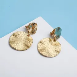 Vintage round clipsEarrings
