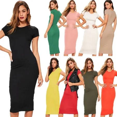 Classic knitted midi dressDresses