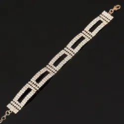 Elegant wide crystal braceletBracelets