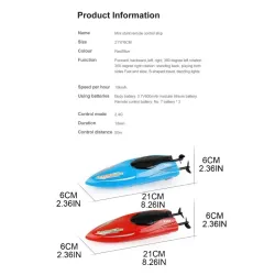 RC racing boat - with remote control - electric toyBoats