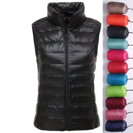 Warm down vest - with zipper / pocketsJackets