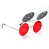 Fashion sunglasses - flip-up lenses - smiley faceSunglasses