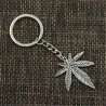 Metal keychain with maple leaf pendantKeyrings