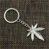 Metal keychain with maple leaf pendantKeyrings