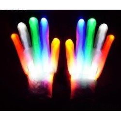 Glowing skeleton gloves - LEDParty