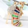 Crystal high heel pump shoe - keychainKeyrings