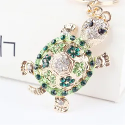 Crystal turtle - keychainKeyrings