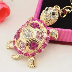 Crystal turtle - keychainKeyrings