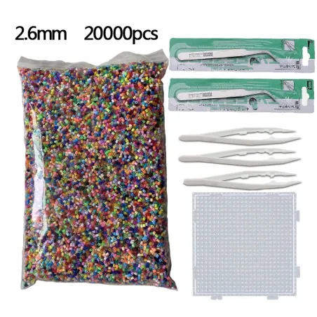 Hama beads - 2.6mm - template - tweezers - set - educational toy - 20000 piecesEducational