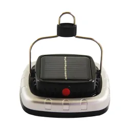 COB LED camping light - solar lantern - with hanging hookSolar lighting