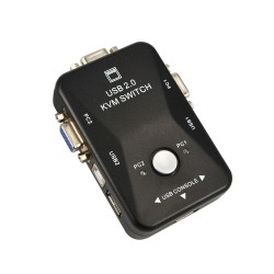 KVM switcher - splitter - 2 port - USB 2.0 - 1920*1440 VGA SVGACables