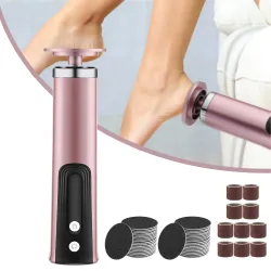 Wireless electric callus remover – pedicure tool for heels, dead skin & cuticles - includes 20 sandpaperSkin