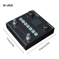 M-vave blackbox amp modeler - rechargeable guitar & bass multi-effects processorGuitars
