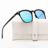 Polarized sunglasses for women and men, black square frame, uv400 outdoor eyewearSunglasses