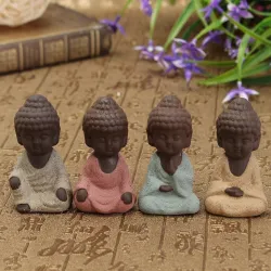 Mini monk figurine - Buddha statueStatues & Sculptures