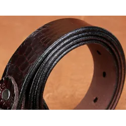 Crocodile design - genuine leather beltBelts
