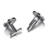 Stylish Round Stainless Steel CufflinksCufflinks