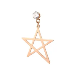 Asymmetry Star String Long EarringsEarrings