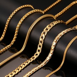 Gold chain necklace 60cmNecklaces