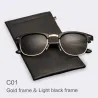 Classic Half Metal Polarized Sunglasses UnisexSunglasses