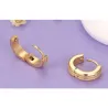 Round Gold Hoops EarringsEarrings