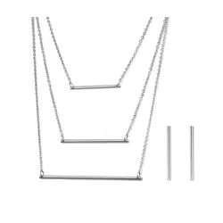 3 Layer Necklace & Earrings Jewellery SetJewellery Sets