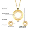 Rhinestone Gold Jewellery SetJewellery Sets