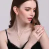Round Pearl & Gold Jewellery SetJewellery Sets