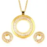 Rhinestone Gold Jewellery SetJewellery Sets