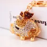 Crystal pig keychainKeyrings