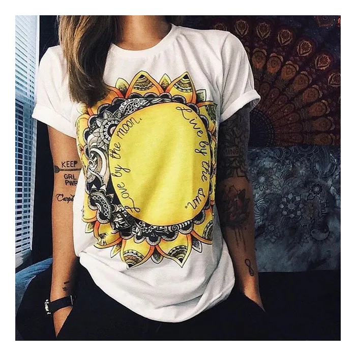 Women's short sleeve t-shirt with printBlouses & shirts