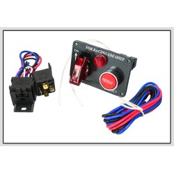 VR-QT312 Racing Car Electronics One Switch Kit Panel Engine Start Button Toggle With AccessorySwitches
